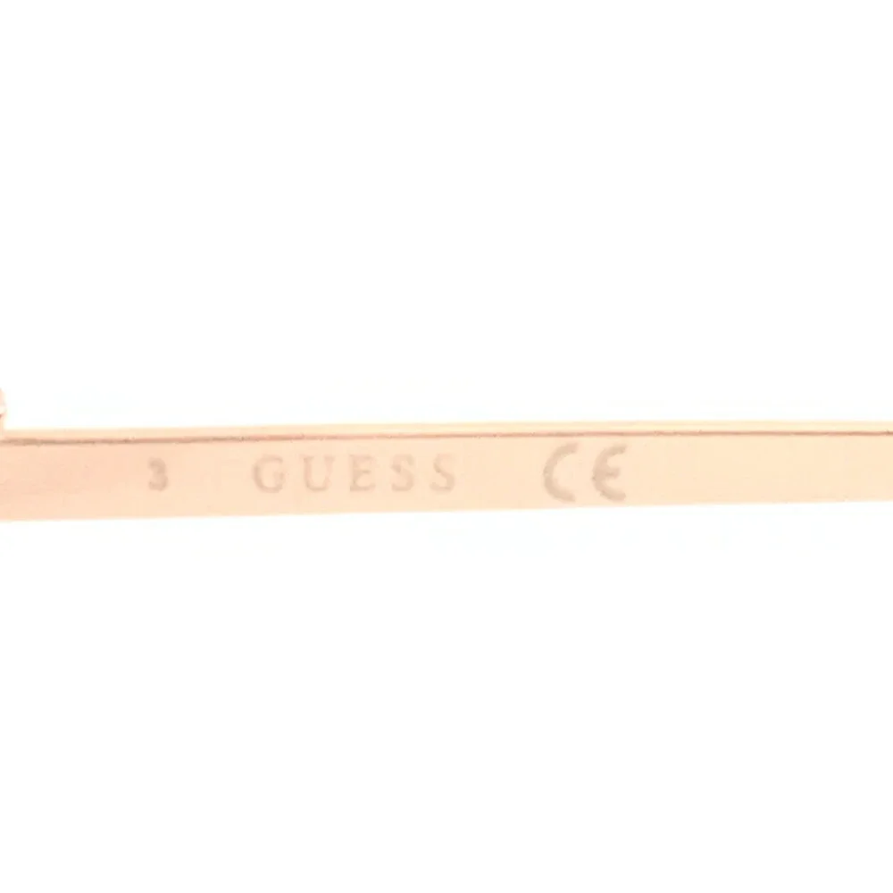 Guess Eyeglasses Frames GU2867 005 Black Rose Gold Round Full Rim 53-17-140